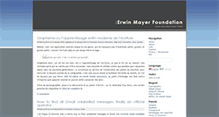 Desktop Screenshot of erwinmayer.com